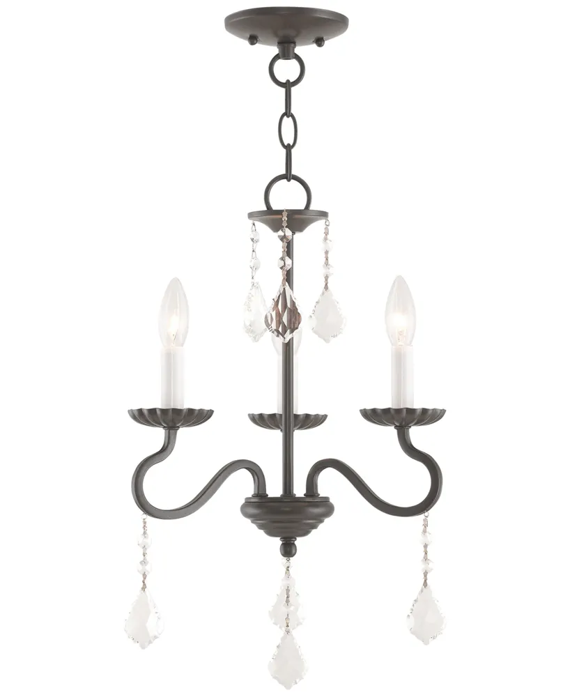 Livex Callisto 3-Light Mini Chandelier