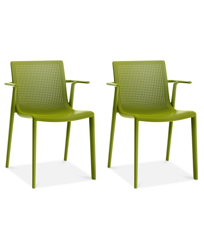 Beekat Set of 2 Indoor/Outdoor Armchairs