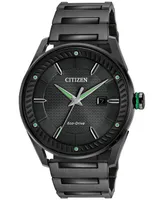 Citizen Drive from Citizen Eco-Drive Men's Black Ion-Plated Stainless Steel Bracelet Watch 42mm BM6985-55E