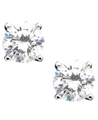 Giani Bernini Cubic Zirconia Sterling Silver Stud Earrings, Created for Macy's