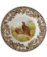 Spode "Woodland" Bird Canape Plates, Set of 4