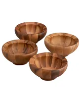 Nambe Yaro Set of 4 Individual Salad Bowls