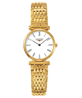 Longines Women's La Grande Classique Gold Plated Bracelet Watch L42092118
