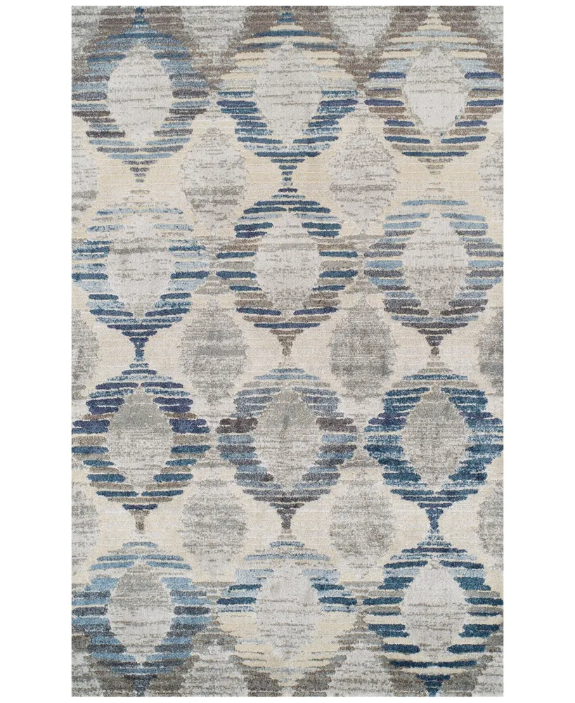 D Style Traveler Monaco Linen 5'3" x 7'7" Area Rug