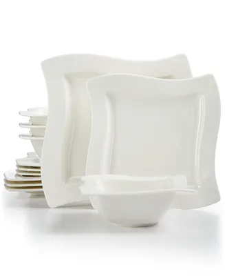 Villeroy & Boch New Wave Collection 12-Pc. Dinnerware Set, Created for Macy's, Service for 4