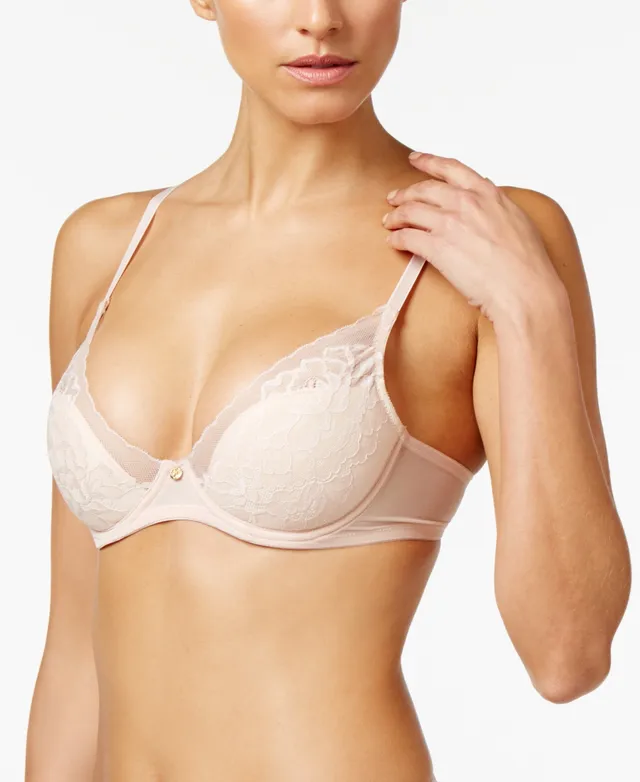 Natori Cherry Blossom Convertible Contour Underwire Bra 721191 - Macy's