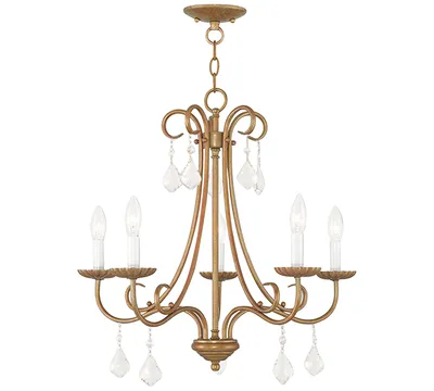 Livex Daphne - Light Metal Chandelier