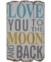 Love You To The Moon And Back Wall Decor