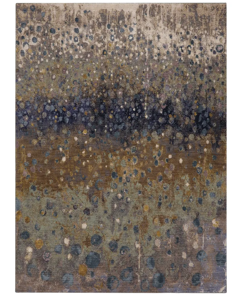 Karastan Enigma Torrent Desert 2'4" x 7'10" Runner Rug