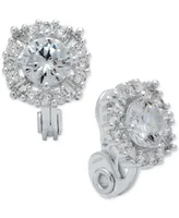 Anne Klein Crystal Stud E-z Comfort Clip-on Earrings