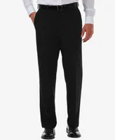 Men's Haggar Cool 18 Pro Classic-Fit Expandable Waist Flat Front Stretch Dress Pants