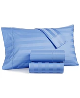 Closeout! Charter Club Damask 1.5" Stripe 550 Thread Count 100% Cotton Pillowcase Pair, Standard, Created for Macy's