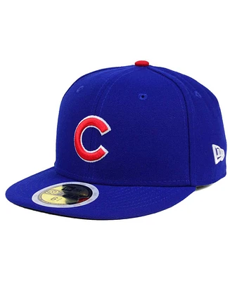 New Era Big Boys and Girls Chicago Cubs Authentic Collection 59FIFTY Cap