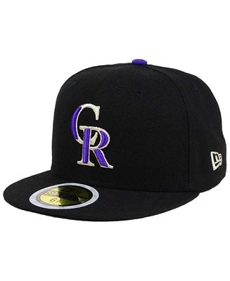 New Era Big Boys and Girls Colorado Rockies Authentic Collection 59FIFTY Cap