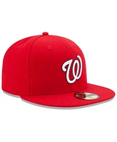 New Era Big Boys and Girls Washington Nationals Authentic Collection 59FIFTY Cap