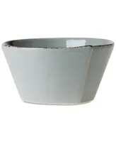 Vietri Lastra White Collection Stacking Cereal Bowl