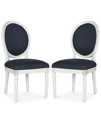 Claudius Set of 2 Linen Dining Chairs