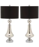 Safavieh Set of 2 Mercury Crackle Table Lamps