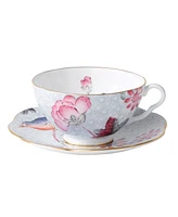 Wedgwood Blue Cuckoo Teacup and Saucer