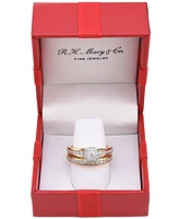 Diamond Bridal Channel Set (1 ct. t.w.) 14k White, Yellow or Rose Gold