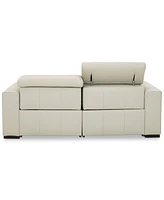 Nevio 82" 2pc Leather Sofa with 2 Power Recliners, Created for Macy's
