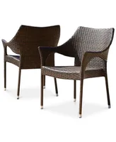 Set of 2 Chiese Wicker Chairs