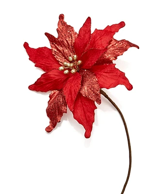 Holiday Lane Santa's Favorites Poinsettia Pick Ornament Exclusively at Macy's