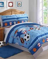 My World Kids Sports & Stars Reversible -Pc. Comforter Set