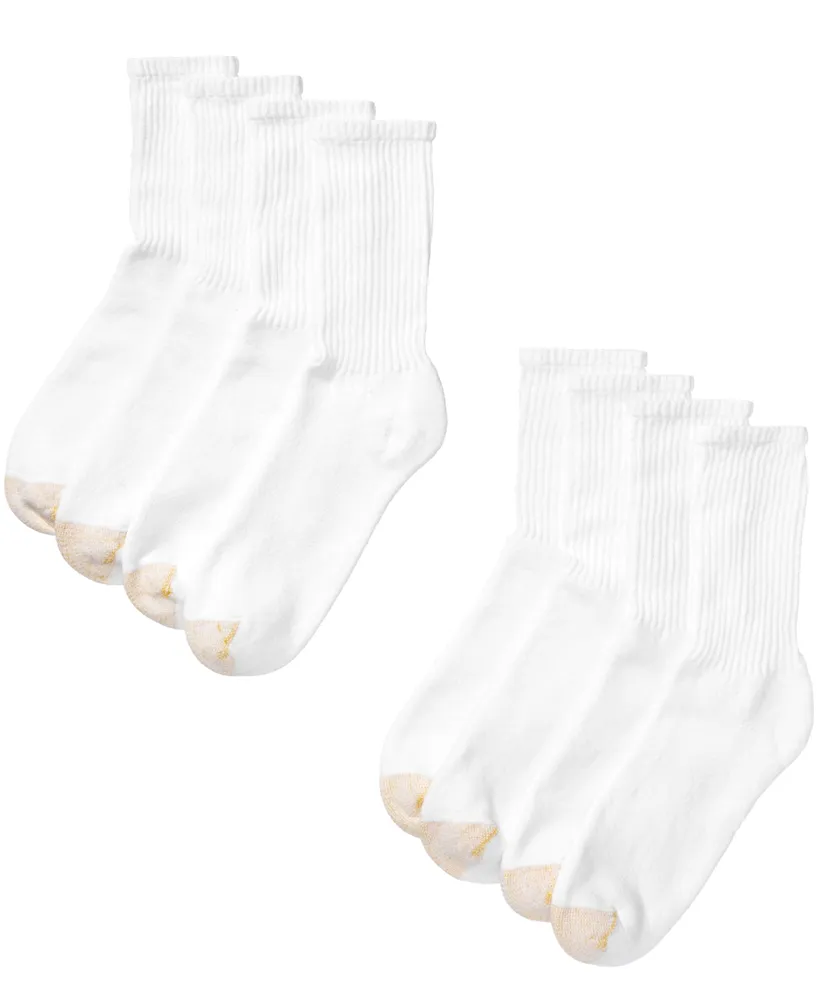 Men's 8-Pack Athletic Crew Socks