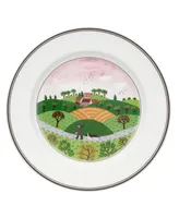 Villeroy & Boch Design Naif Rim Salad Plate Hunter & Dog