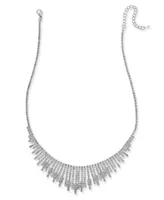 I.n.c. International Concepts Silver-Tone Pave Statement Necklace, Created for Macy's