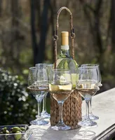 Artland Masonware Garden Terrace Wine Tote Set