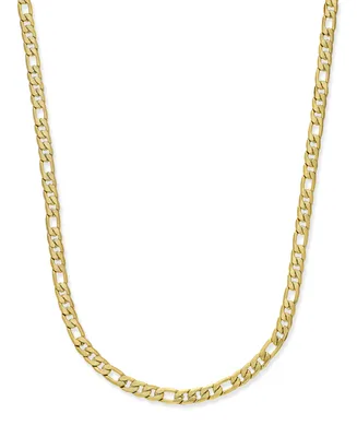 Sutton by Rhona Sutton Men's Gold-Tone Figaro Chain Necklace