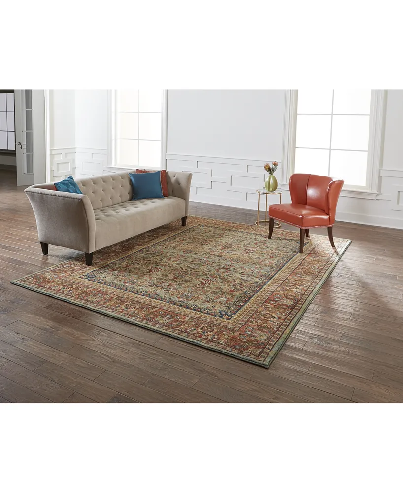 Karastan Spice Market Tigris Aquamarine 5'3" x 7'10" Area Rug