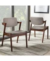 Elegant Mid-Century Dining Armchair (Set Of 2)