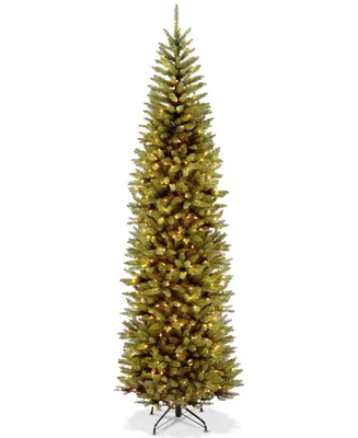 National Tree Company 10' Kingswood Fir Pencil Tree With 600 Clear Lights