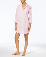 Lauren Ralph Roll Cuff Sleepshirt Nightgown