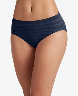 Jockey Seamfree Matte and Shine Hi-Cut Underwear 1306, Extended Sizes