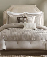 Madison Park Trinity Charmeuse 7-Pc. Comforter Set