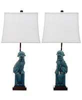 Safavieh Foo Dog Set of 2 Table Lamps