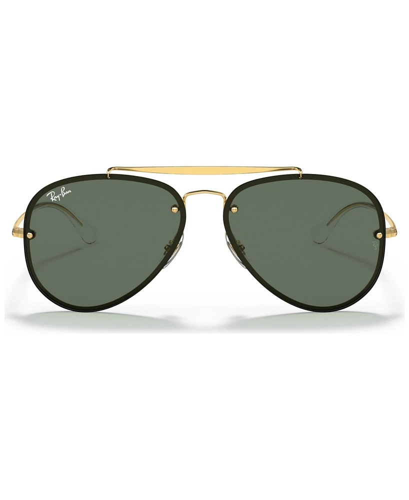 Ray-Ban Blaze Aviator Unisex Sunglasses, RB3584N