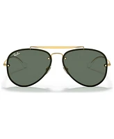 Ray-Ban Blaze Aviator Unisex Sunglasses, RB3584N