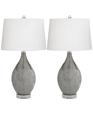 kathy ireland by Pacific Coast Set of 2 Volcanic Table Lamps