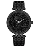 Caravelle Designed by Bulova Women's Black Stainless Steel Bracelet Watch 38mm