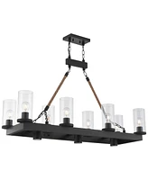 Livex Metuchen 11-Light Linear Chandelier