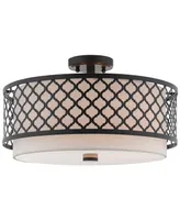 Livex Arabesque 3-Light 18" Semi Flush