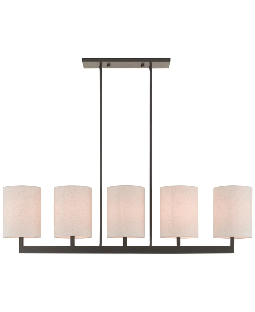Livex Hayworth 5-Light Linear Chandelier
