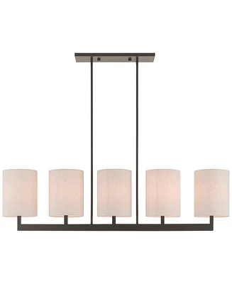 Livex Hayworth 5-Light Linear Chandelier