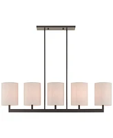 Livex Hayworth 5-Light Linear Chandelier