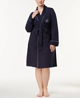 Lauren Ralph Lauren Women's Plus Size Shawl-Collar Robe